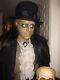 Halloween Retired Prop Gemmy Lifesize Animated Edwardian Jeeves Butler See Video