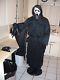 Halloween Scream Ghost Face Animated Lifesize Prop. Phone Included. Used