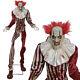 Halloween Towering Light Up 3d Animated Clown Prop Moving 7ft Evil Spooky
