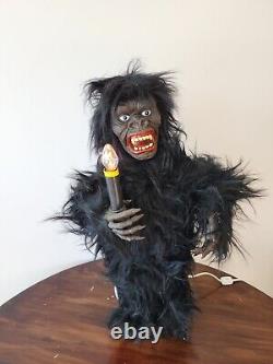 Halloween action creations Motionette TopStone Animated Gorilla/Ape illuminated