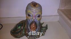 Halloween custom prop SUPREME ALIEN BEING. FX ARTIST MADE SCI FI BUST