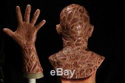 Halloween freddy silicone mask hand incubus deluxe flesh version