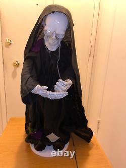 Halloween prop 28 animated 1989 REAPER MOTIONETTE from ENESCO. SCARCE. VIDEO