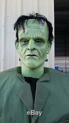 Halloween prop AMAZING 6.5 FT TALL ANIMATRONIC FRANKENSTEIN. Boris Karloff