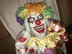 Halloween prop HEADS UP CLOWN JR. Super RARE and hard to find Clown prop. AS IS