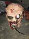 Halloween Prop Hungry Zombie Head Eating Rat. Animated, Light, Sounds. As Is