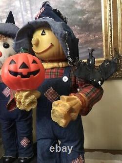 Halloween telco 2 ft animated motionette scarecrow