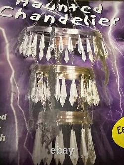 Haunted Chandelier Rare Spirit Halloween Animated Prop In Original Box