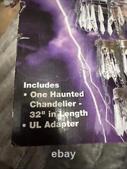 Haunted Chandelier Rare Spirit Halloween Animated Prop In Original Box