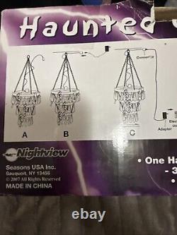 Haunted Chandelier Rare Spirit Halloween Animated Prop In Original Box