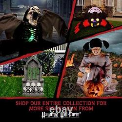 Haunted Hill Farm 56-in. Animatronic Clown, Indoor/Outdoor Halloween Decoration