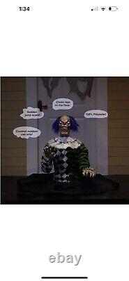Haunted Living 3 FT Pneumatic Clown Halloween Animatronic Decor 5125107 SEALED