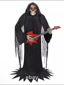 Haunted Living 6' Animatronic Bluetooth Reaper with Guitar Halloween Prop