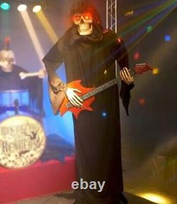 Haunted Living 6' Animatronic Bluetooth Reaper with Guitar Halloween Prop