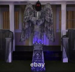 Haunted Living 8-ft Lighted Animatronic Cemetery Angel Tombstone(LOWE'S)