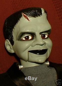 Haunted Ventriloquist Doll EYES FOLLOW YOU Frankenstein Prop Dummy Puppet