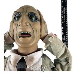 Heads Up Harry Animated Talking Halloween Prop 32 Light-Up Magic Power Vintage