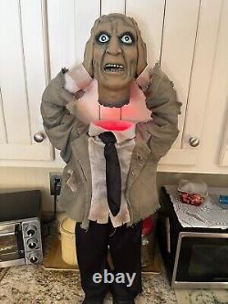 Heads Up Harry Animated Talking Halloween Prop Magic Power Great Condition