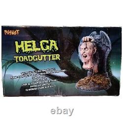 Helga Toad Gutter Spirit Halloween Animatronic Complete with Box RARE Toadgutter