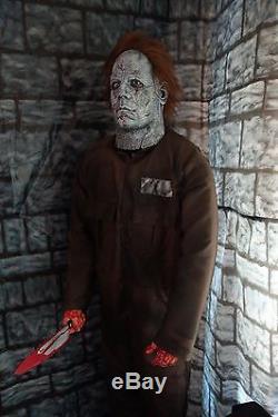 Holy Grail Gemmy Lifesize Rob Zombie Michael Myers Animated Halloween Prop
