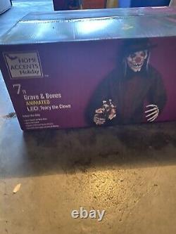 Home Accents Halloween 7ft Animated Teary The Clown Animatronic LOCAL SAC CA