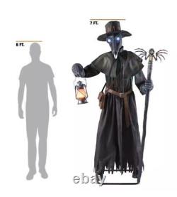 Home Accents Holiday 7 ft. Animated LED Plague Doctor Home Depot Halloween