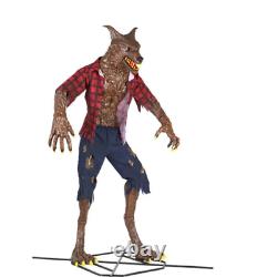 Home Accents Holiday Halloween Animatronic 9.5 ft Animated Immortal Werewolf