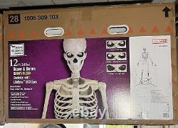 Home Depot 12FT Giant Skeleton LCD Eyes! BRAND NEW! GET YOURS B4 THEY'RE GONE