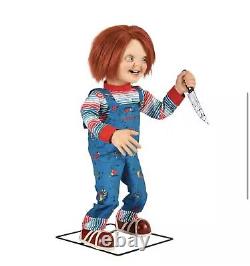 Home Depot 3.5 FT ANIMATED CHUCKY DOLL Prop Halloween 2024 IN HAND SHIPS TODAY