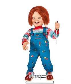 Home Depot 3.5 FT Animated CHUCKY Doll Halloween 2024 SEALED SAME DAY SHIP