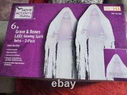 Home Depot? 6ft Spirit Twins 2 pack with 2 Stands Halloween Animatronic 2022