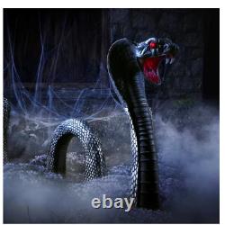 Home Depot Halloween 4 ft. Giant Snake with LED Lights Unique Hard to Find Rare