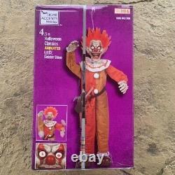 Home Depot Holiday Accents 4.5 ft Animated LED Sinister Steve Halloween Clown