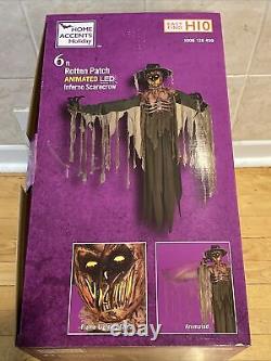 Home Depot Home Accents 6 Ft LED INFERNO Scarecrow Halloween 2022