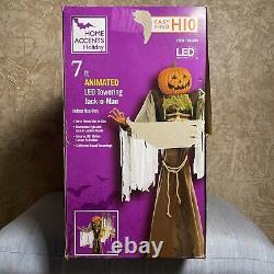 Home Depot Towering Jack O Man Halloween Animatronic Complete In Original Box