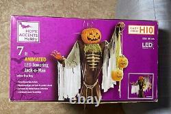 Home Depot Towering Jack O Man Halloween Animatronic Complete In Original Box