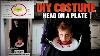 How To Make The Head On A Plate Halloween Costume