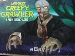 Huge Life Size Crawling Zombie Animated Prop New Never Opened Must Have