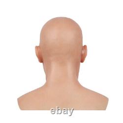 IMI Bell Realistic Silicone Young Man Crossdresser Face Headwear Halloween Props