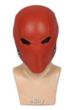 Injustice 2 Red Hood Helmet Cosplay Costume Prop Mask Adult Game Halloween Party