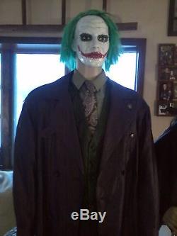 JOKER HEATH LEDGER LIFE SIZE MANNEQUIN HALLOWEEN PROP ZOMBIE PROP BATMAN DC