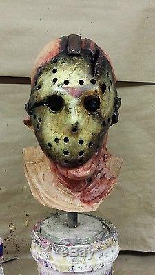 Jason hell mask cowl no hockey halloween cosplay costume movie zombie monster