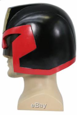Judge Dredd Helmet Cosplay Costume Props Mask Full Head Adult Halloween Party