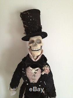 Katherine's Collection Halloween Bride Groom Corpse Doll Wayne Kleski Design