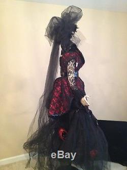 Katherine's Collection Life Size 55 Vampire Halloween Doll Display