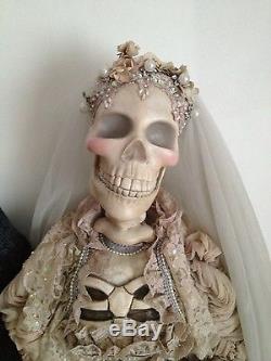 Katherine's Collection Life Size 60 Halloween Corpse Bride Skeleton Doll