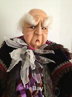 Katherine's Collection Life Size 60 Halloween Witch Warlock Butler Doll