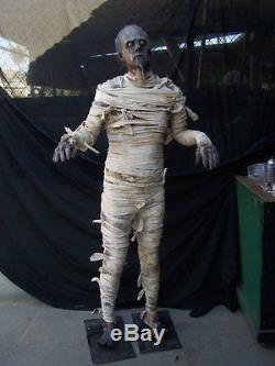 King Karnak Standing Mummy Haunted House Halloween Horror Prop The Walking Dead