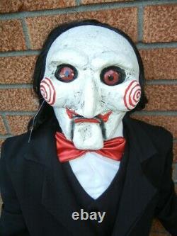 LARGE BILLY DOLL from SAW MOVIE HALLOWEEN HORROR DISPLAY PROP 3 1/2 FOOT TALL