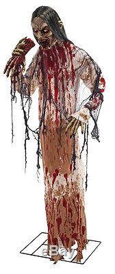 LIFE SIZE Man Eater Zombie 6ft Figure Deluxe Halloween Prop Decoration SCARY